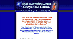 Desktop Screenshot of cosmicstarceiling.com
